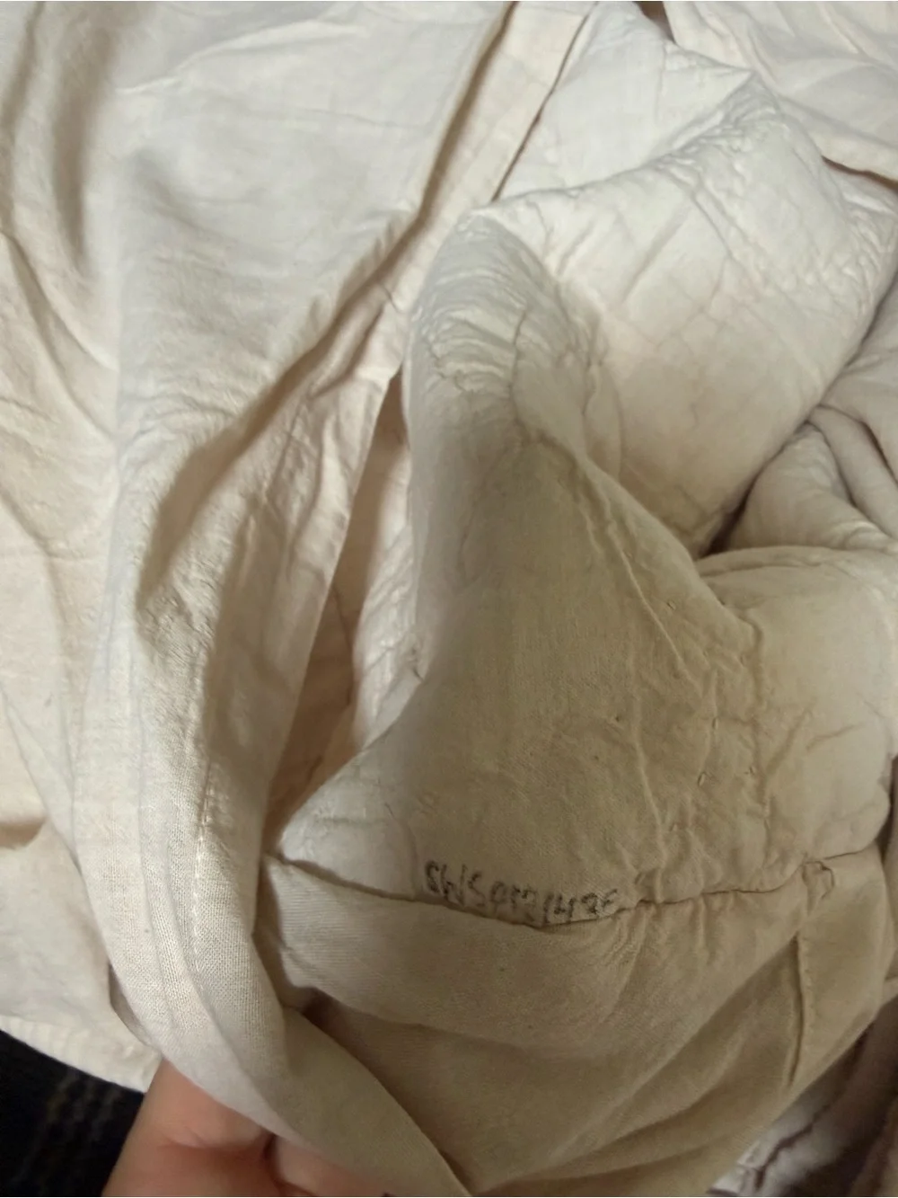 Pottery Barn Quilted Cotton Pillow Shams Pink (2)
